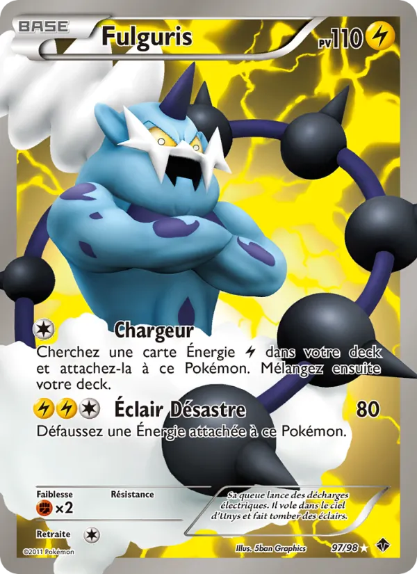 Carte Pokémon Fulguris de l'extension Pouvoirs Émergents