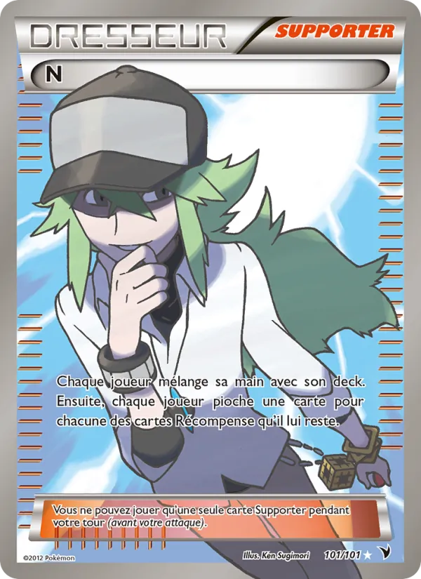 Carte Pokémon N de l'extension Nobles Victoires