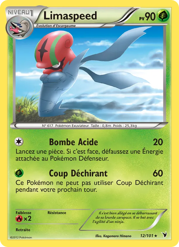 Carte Pokémon Limaspeed de l'extension Nobles Victoires