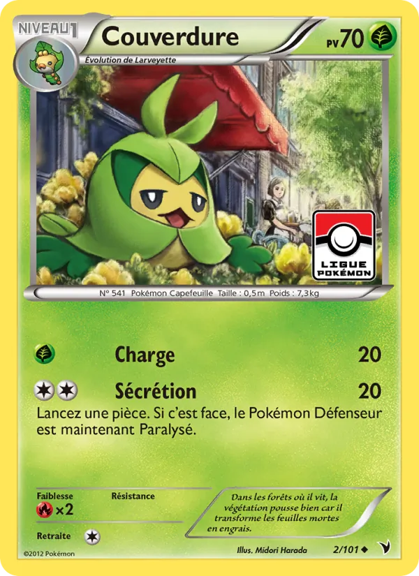 Carte Pokémon Couverdure de l'extension Nobles Victoires