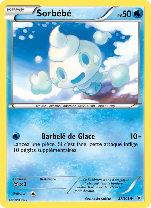 Carte Pokémon Sorbébé de l'extension Nobles Victoires