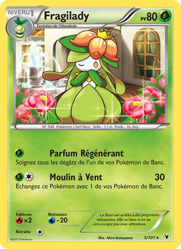 Carte Pokémon Fragilady de l'extension Nobles Victoires