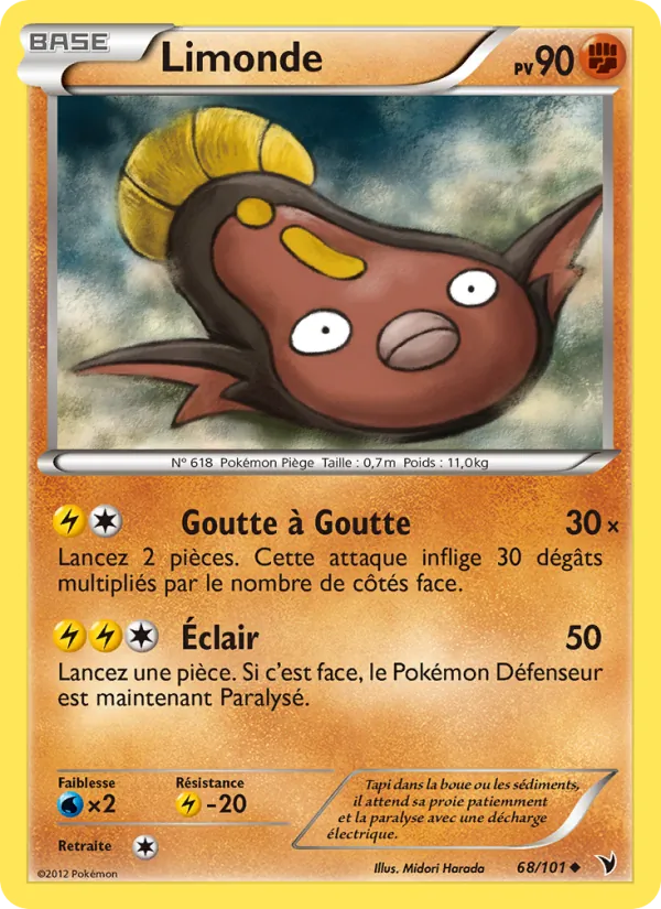 Carte Pokémon Limonde de l'extension Nobles Victoires