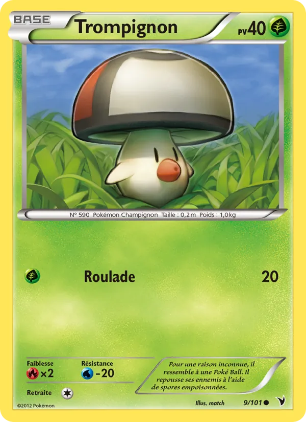 Carte Pokémon Trompignon de l'extension Nobles Victoires