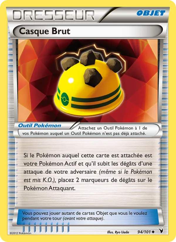 Carte Pokémon Casque Brut de l'extension Nobles Victoires