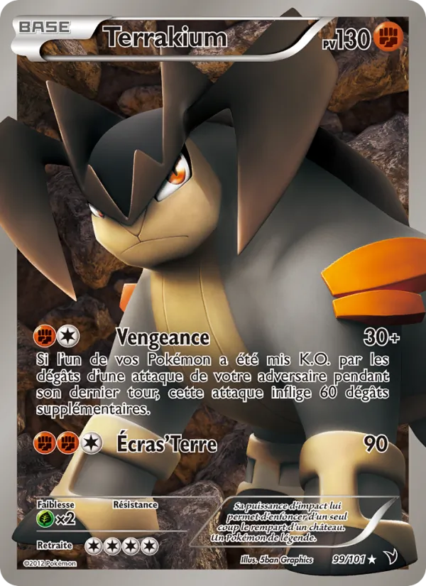 Carte Pokémon Terrakium de l'extension Nobles Victoires