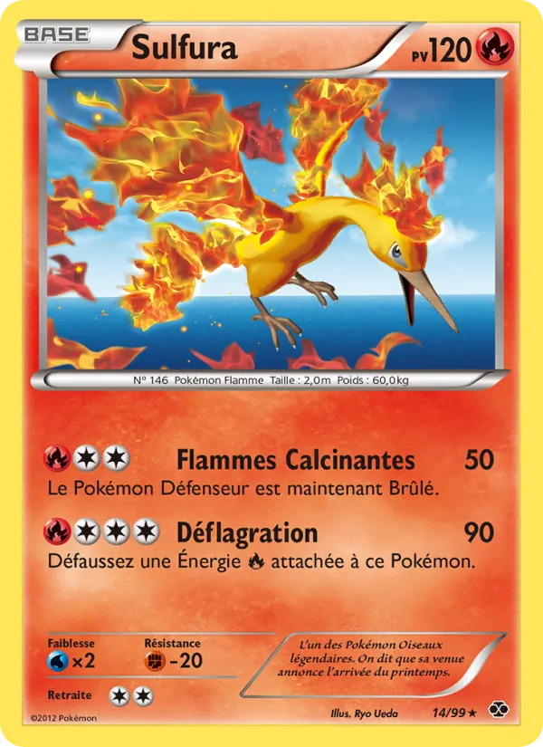 Carte Pokémon Sulfura de l'extension Destinées Futures