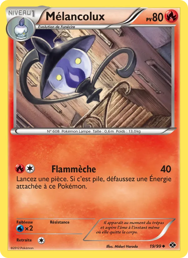 Carte Pokémon Mélancolux de l'extension Destinées Futures