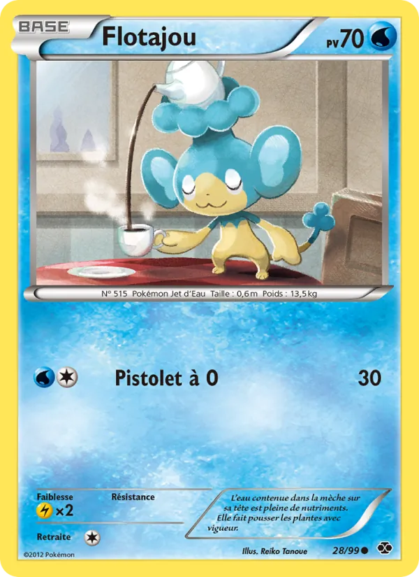 Carte Pokémon Flotajou de l'extension Destinées Futures