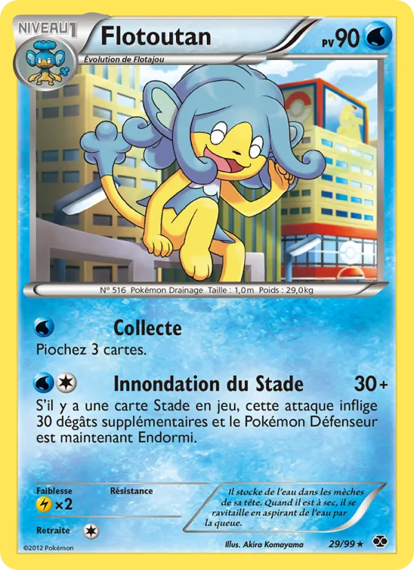 Carte Pokémon Flotoutan de l'extension Destinées Futures