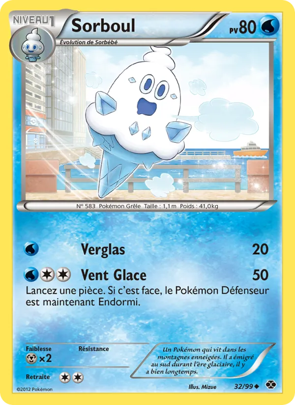 Carte Pokémon Sorboul de l'extension Destinées Futures
