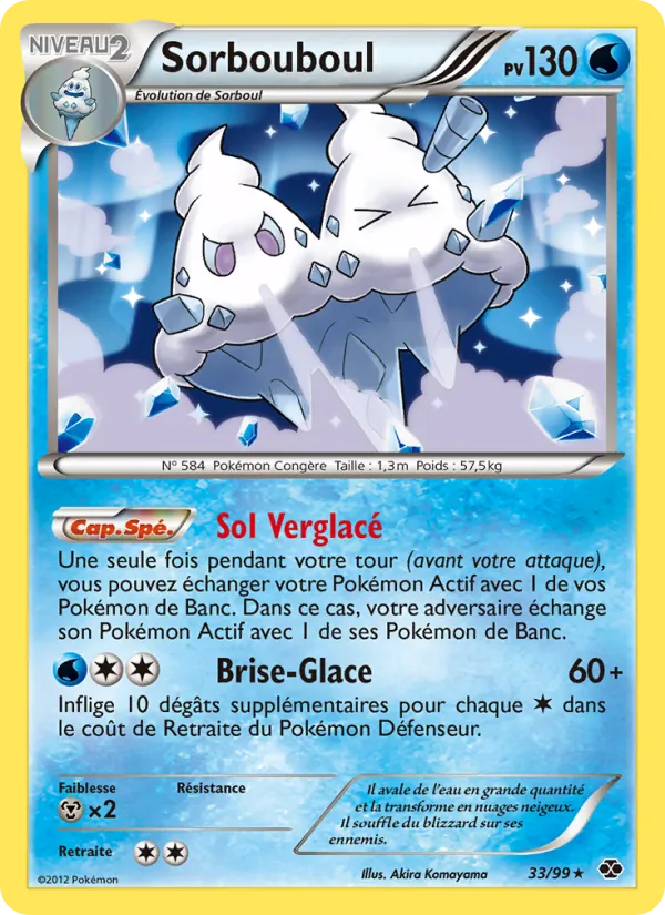 Carte Pokémon Sorbouboul de l'extension Destinées Futures