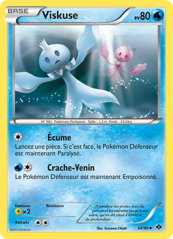 Carte Pokémon Viskuse de l'extension Destinées Futures