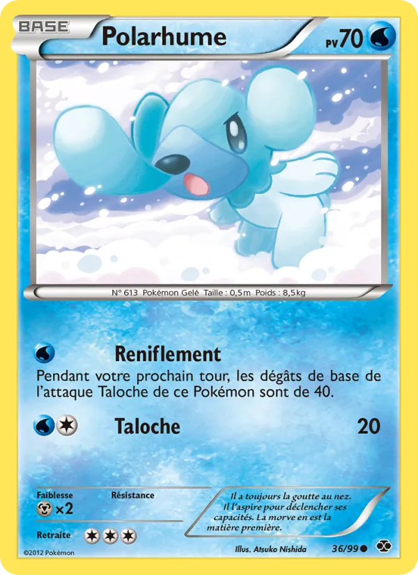 Carte Pokémon Polarhume de l'extension Destinées Futures
