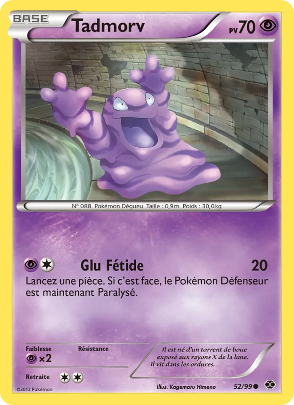 Carte Pokémon Tadmorv de l'extension Destinées Futures