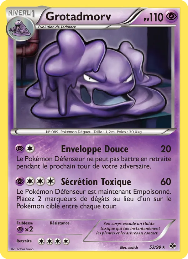 Carte Pokémon Grotadmorv de l'extension Destinées Futures