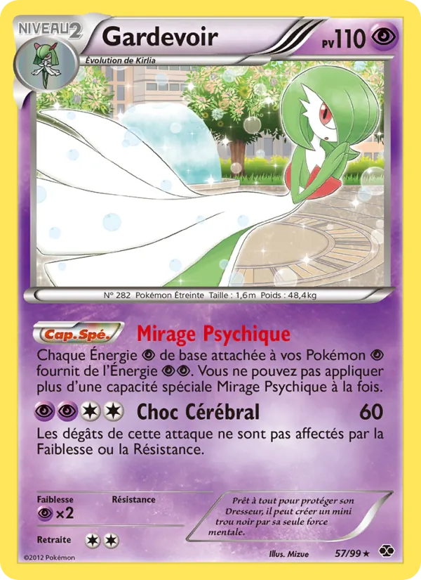 Carte Pokémon Gardevoir de l'extension Destinées Futures