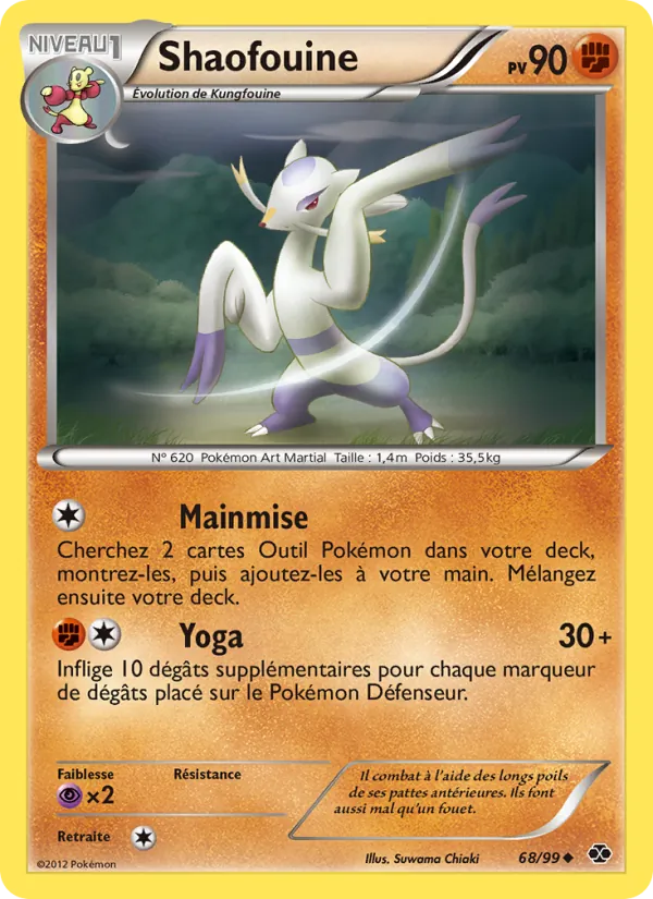 Carte Pokémon Shaofouine de l'extension Destinées Futures