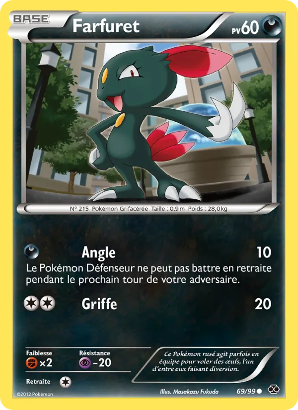 Carte Pokémon Farfuret de l'extension Destinées Futures