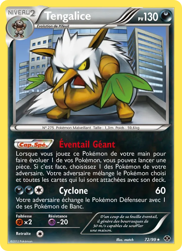 Carte Pokémon Tengalice de l'extension Destinées Futures