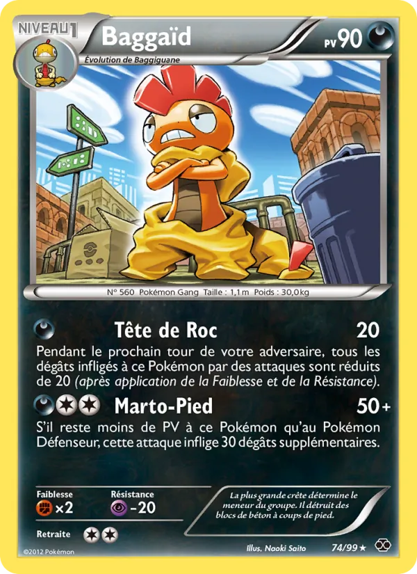 Carte Pokémon Baggaïd de l'extension Destinées Futures