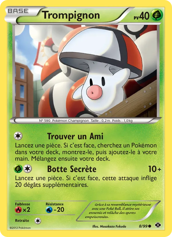 Carte Pokémon Trompignon de l'extension Destinées Futures
