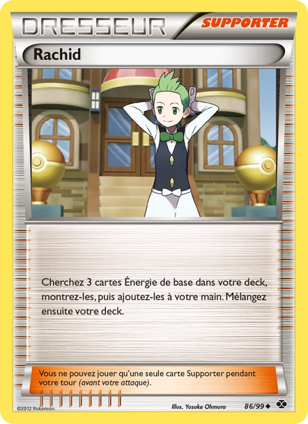 Carte Pokémon Rachid de l'extension Destinées Futures