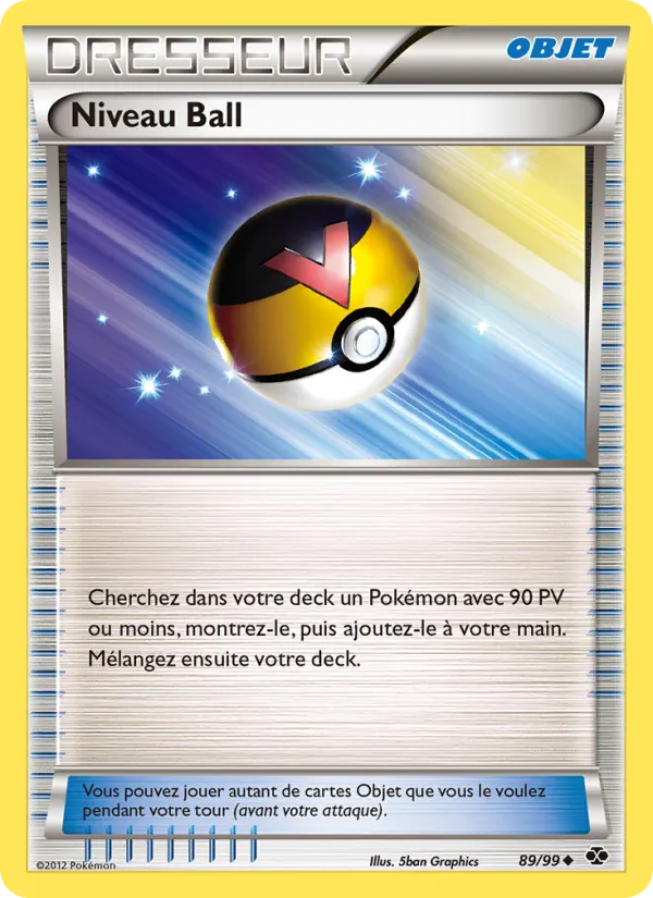 Carte Pokémon Niveau Ball de l'extension Destinées Futures
