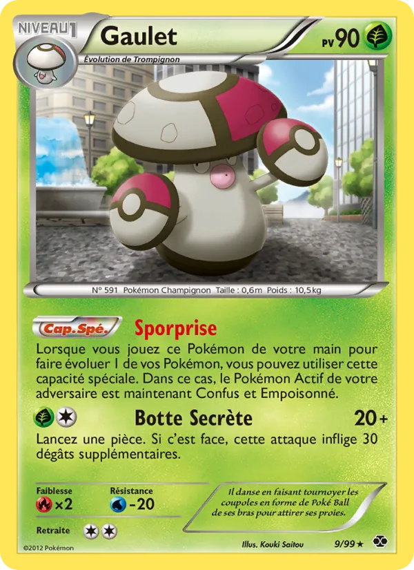 Carte Pokémon Gaulet de l'extension Destinées Futures
