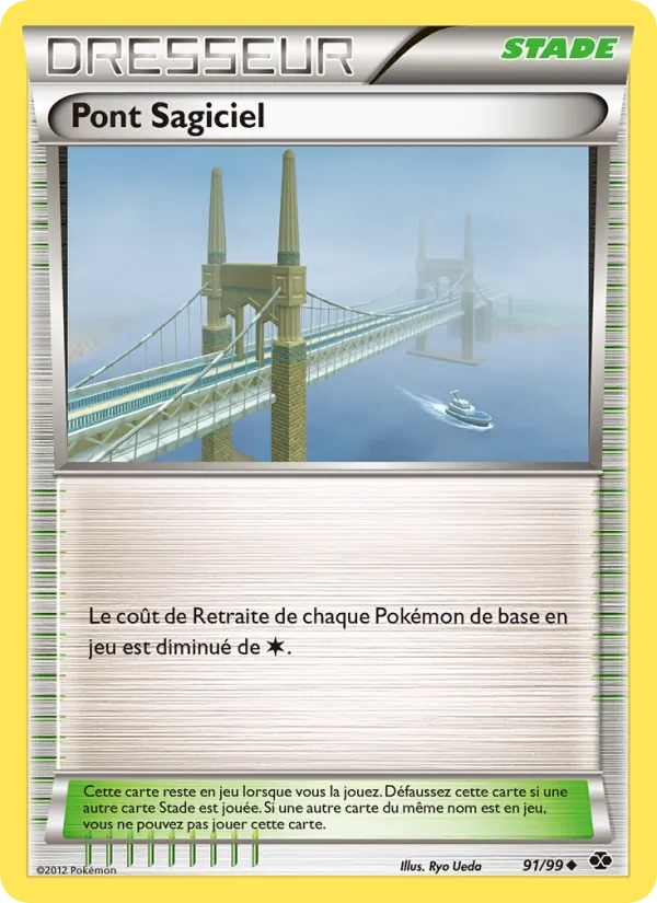 Carte Pokémon Pont Sagiciel de l'extension Destinées Futures