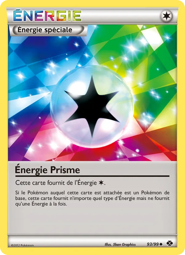 Carte Pokémon Énergie Prisme de l'extension Destinées Futures