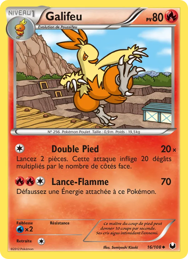 Carte Pokémon Galifeu de l'extension Explorateurs Obscurs
