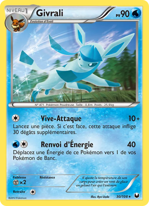 Carte Pokémon Givrali de l'extension Explorateurs Obscurs
