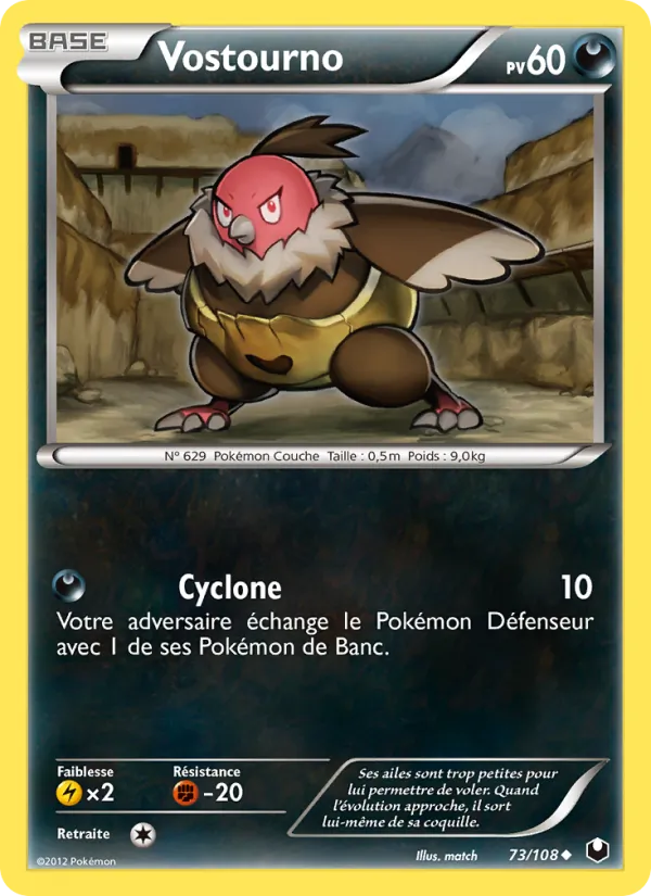 Carte Pokémon Vostourno de l'extension Explorateurs Obscurs