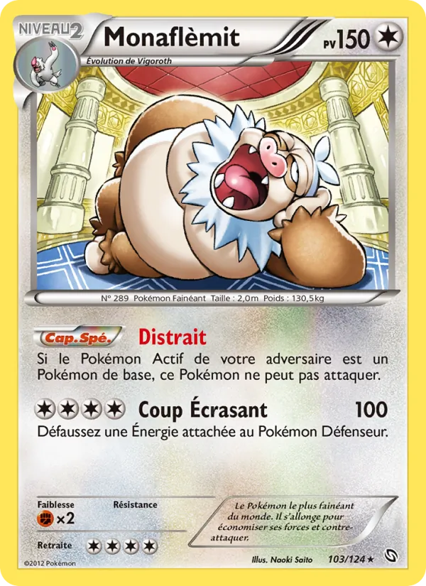 Carte Pokémon Monaflèmit de l'extension Dragons Éxaltés