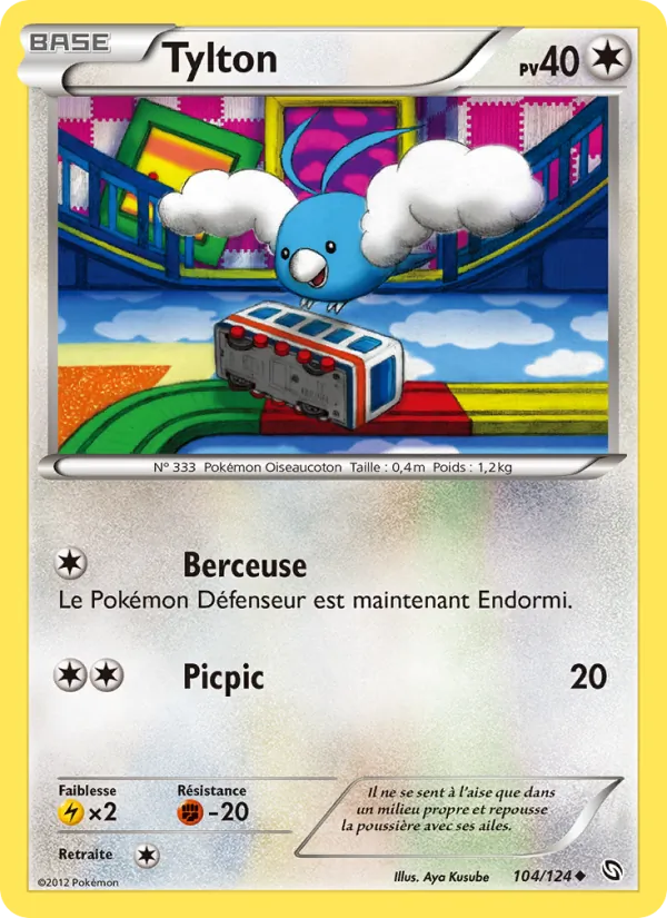 Carte Pokémon Tylton de l'extension Dragons Éxaltés