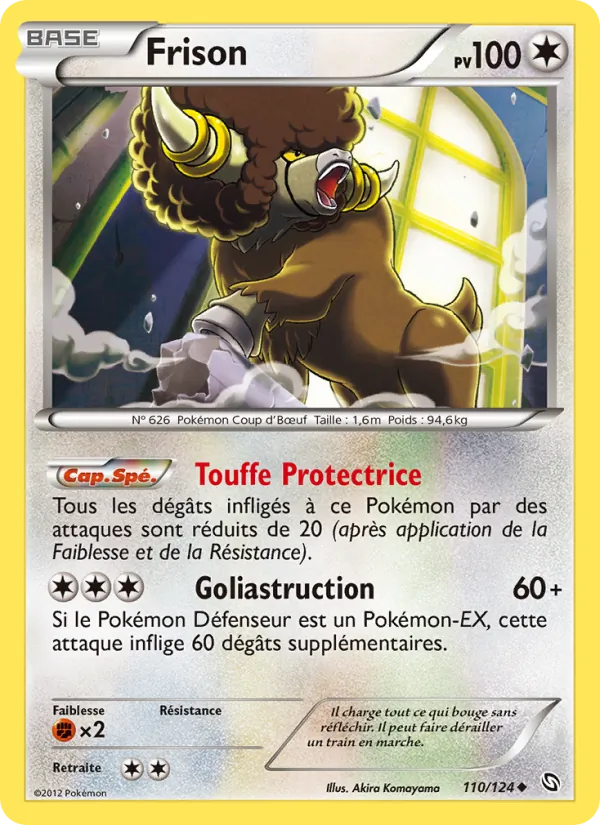 Carte Pokémon Frison de l'extension Dragons Éxaltés