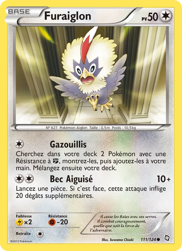Carte Pokémon Furaiglon de l'extension Dragons Éxaltés