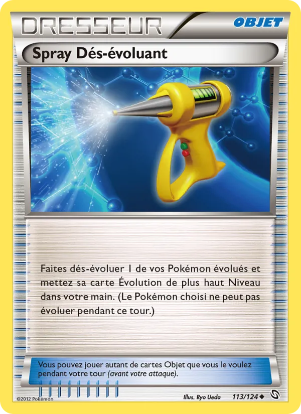 Carte Pokémon Spray Dés-évoluant de l'extension Dragons Éxaltés