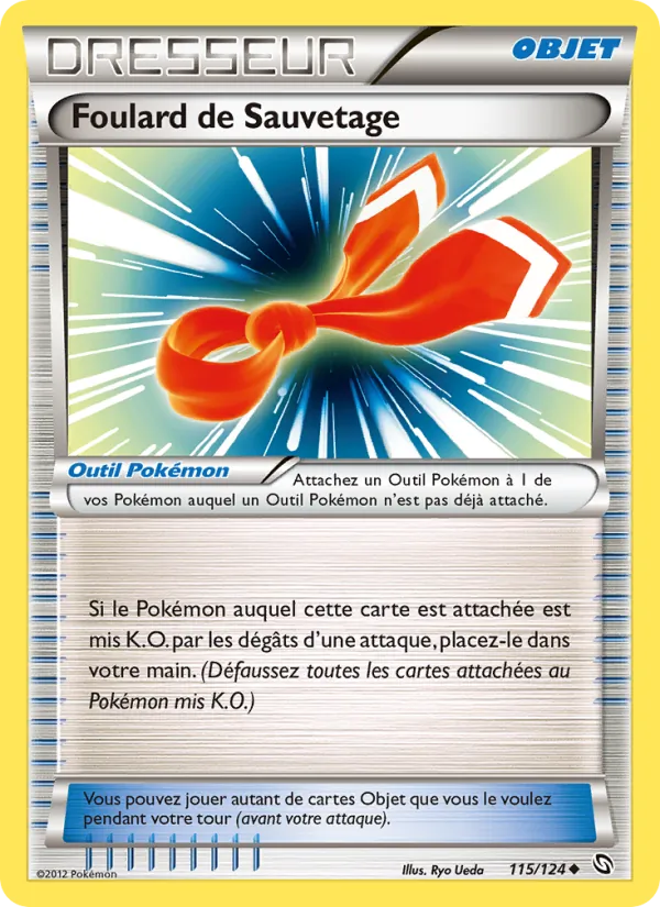 Carte Pokémon Foulard de Sauvetage de l'extension Dragons Éxaltés