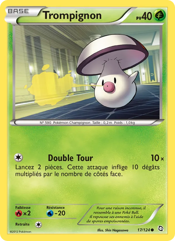 Carte Pokémon Trompignon de l'extension Dragons Éxaltés