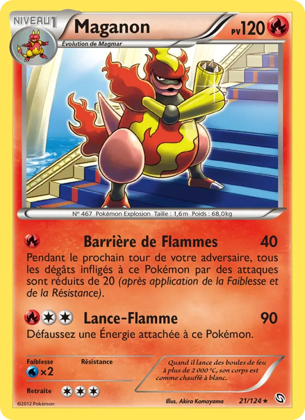 Carte Pokémon Maganon de l'extension Dragons Éxaltés