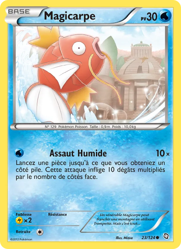 Carte Pokémon Magicarpe de l'extension Dragons Éxaltés