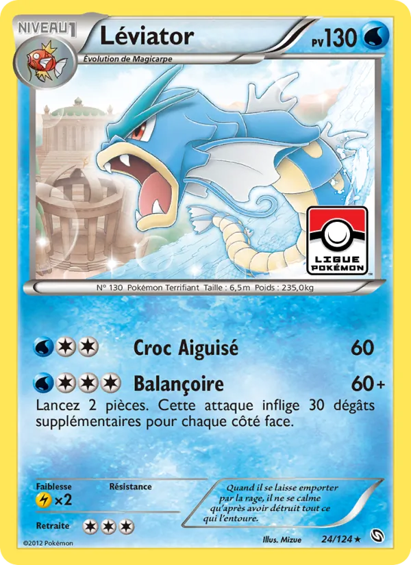Carte Pokémon Léviator de l'extension Dragons Éxaltés