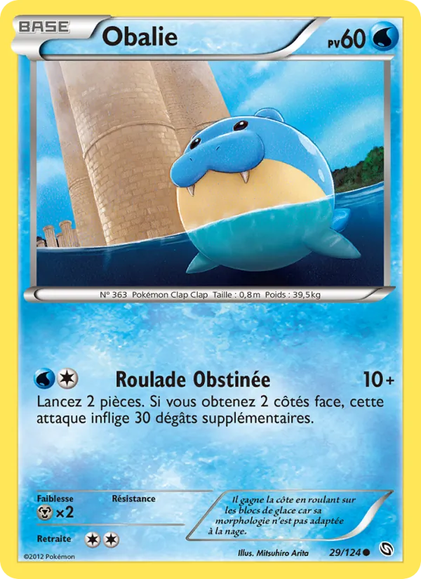 Carte Pokémon Obalie de l'extension Dragons Éxaltés
