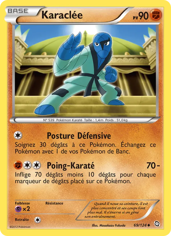 Carte Pokémon Karaclée de l'extension Dragons Éxaltés