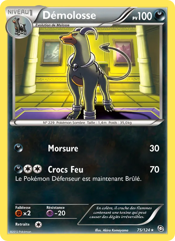 Carte Pokémon Démolosse de l'extension Dragons Éxaltés