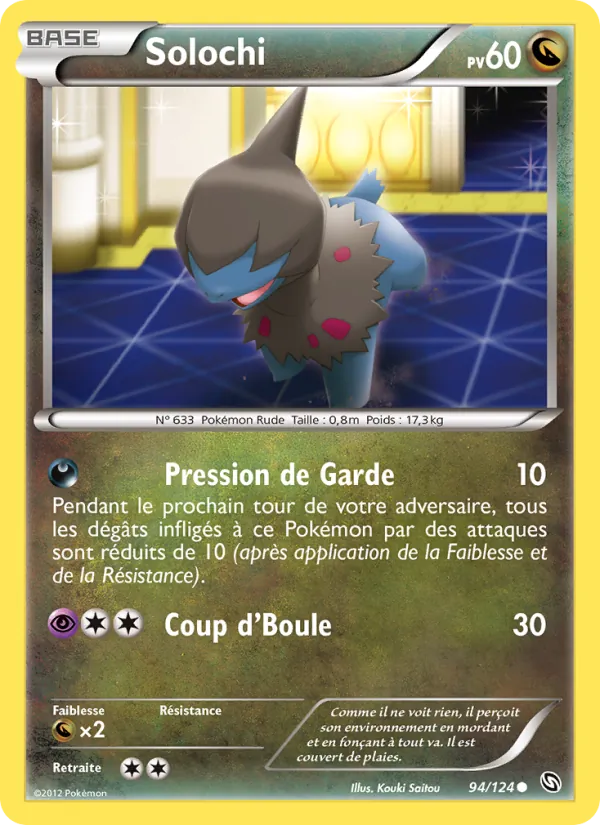 Carte Pokémon Solochi de l'extension Dragons Éxaltés