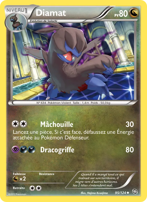 Carte Pokémon Diamat de l'extension Dragons Éxaltés