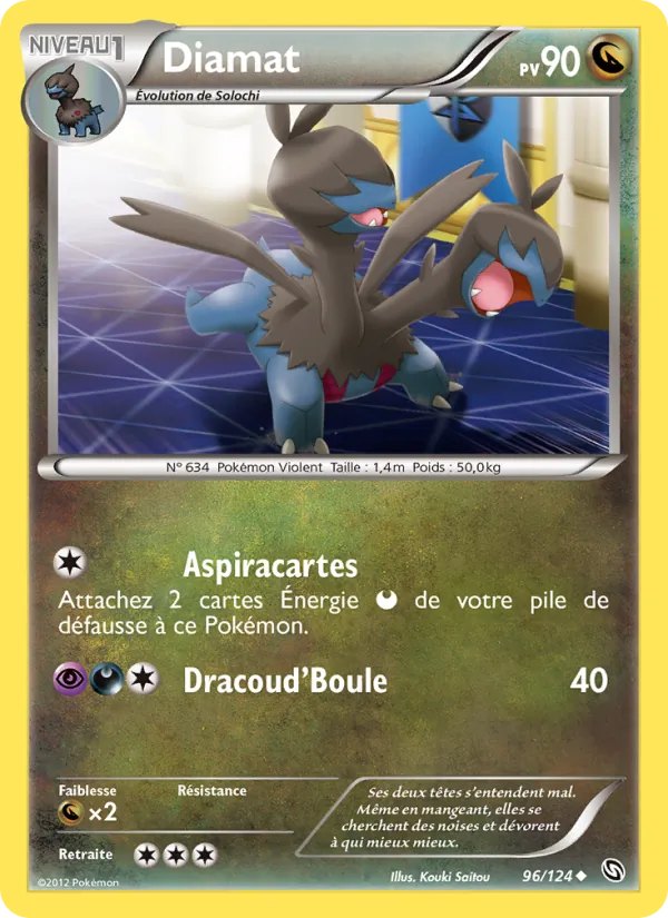 Carte Pokémon Diamat de l'extension Dragons Éxaltés